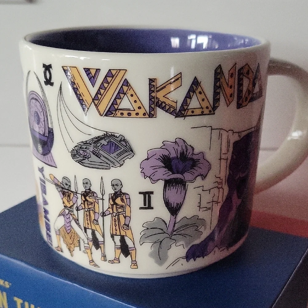 Starbucks 2023 Marvel Wakanda 14oz. Mug Discontinued Been There Collection